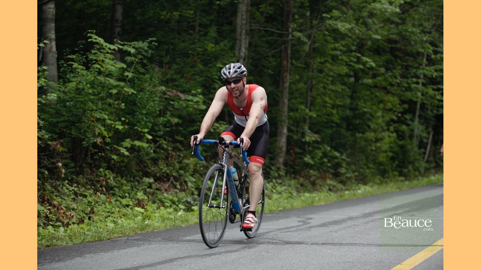 EN IMAGES : le triathlon du Lac-Poulin (partie vélo)