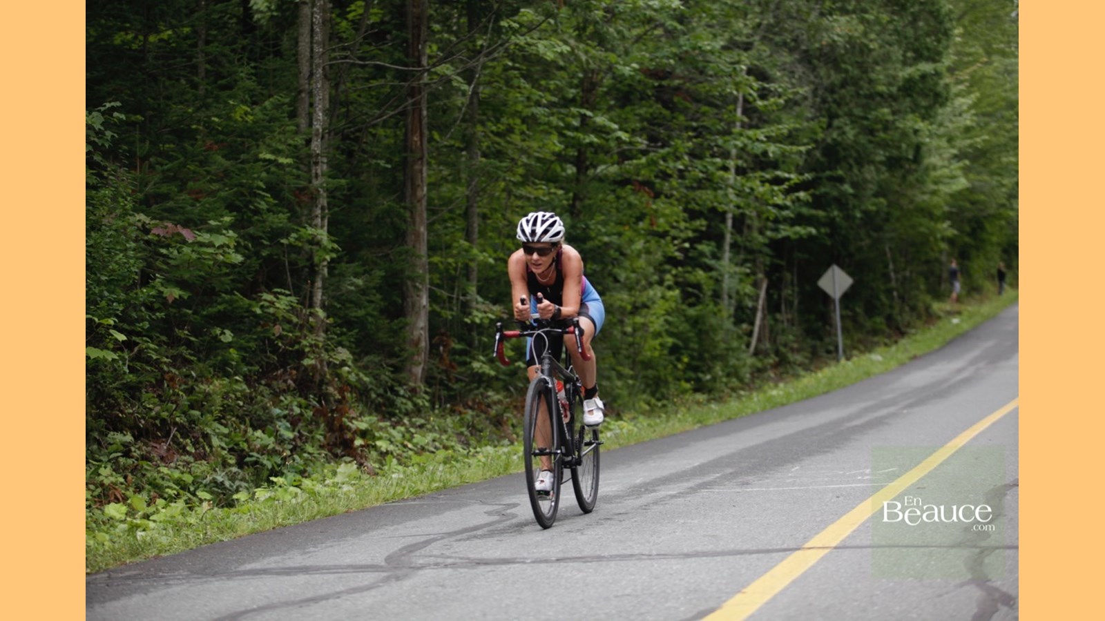 EN IMAGES : le triathlon du Lac-Poulin (partie vélo)