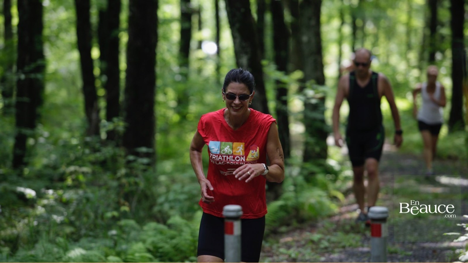 EN IMAGES : le triathlon du Lac-Poulin (partie vélo)