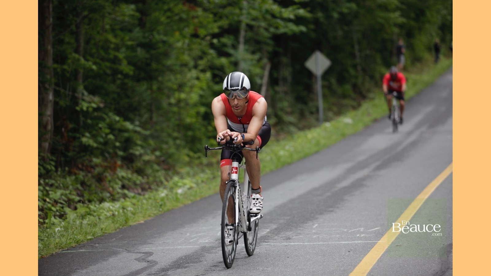 EN IMAGES : le triathlon du Lac-Poulin (partie vélo)