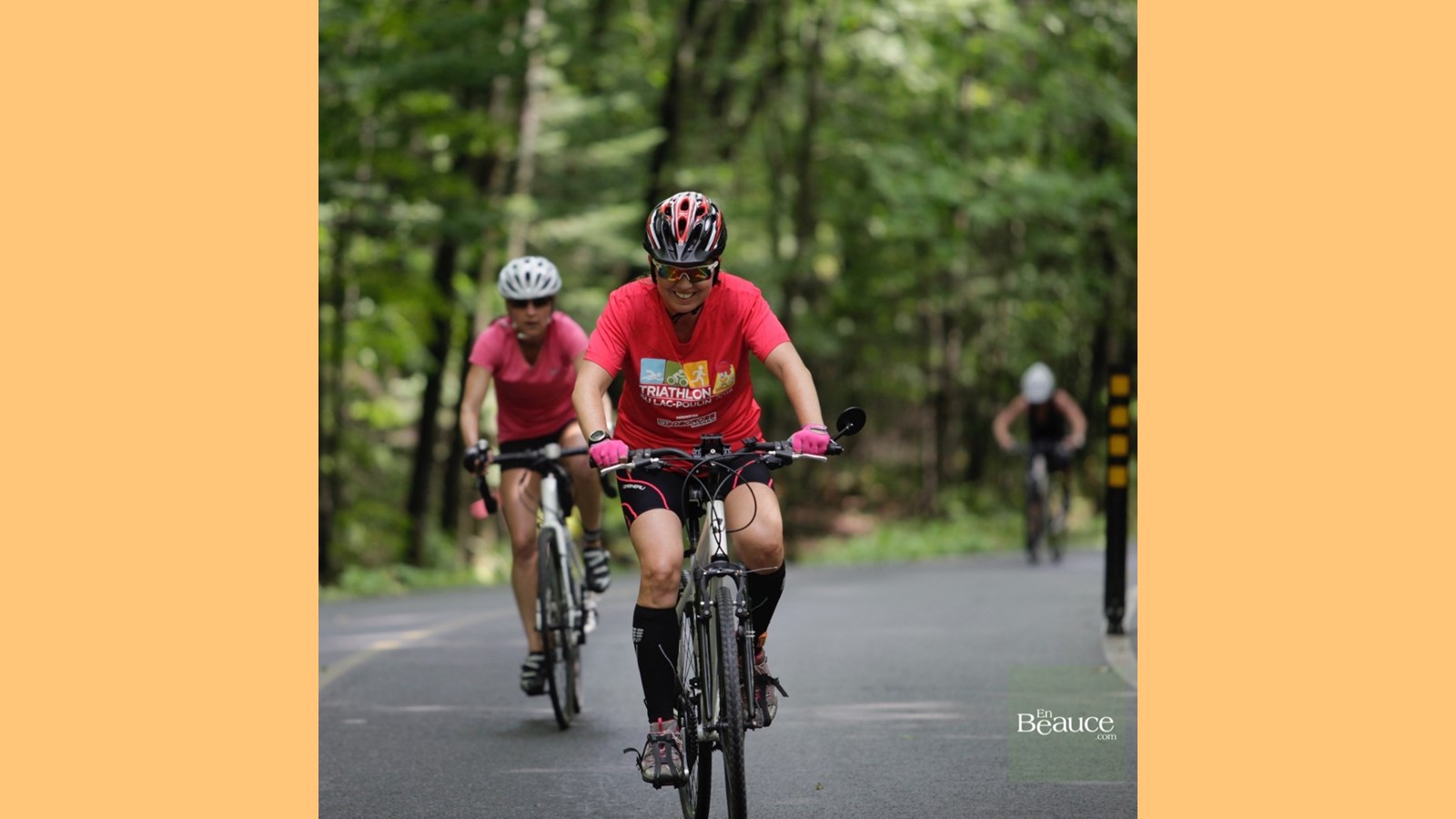 EN IMAGES : le triathlon du Lac-Poulin (partie vélo)