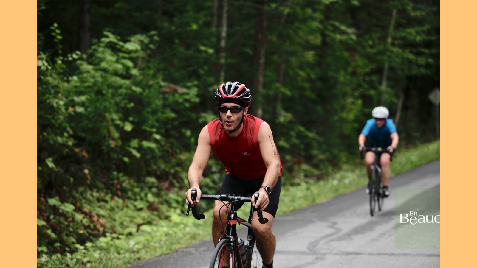 EN IMAGES : le triathlon du Lac-Poulin (partie vélo)