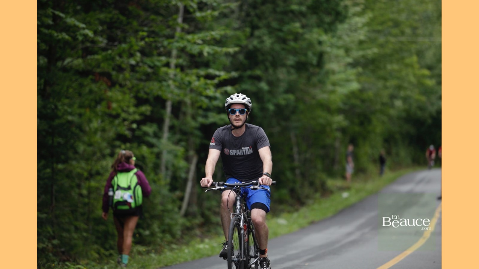 EN IMAGES : le triathlon du Lac-Poulin (partie vélo)