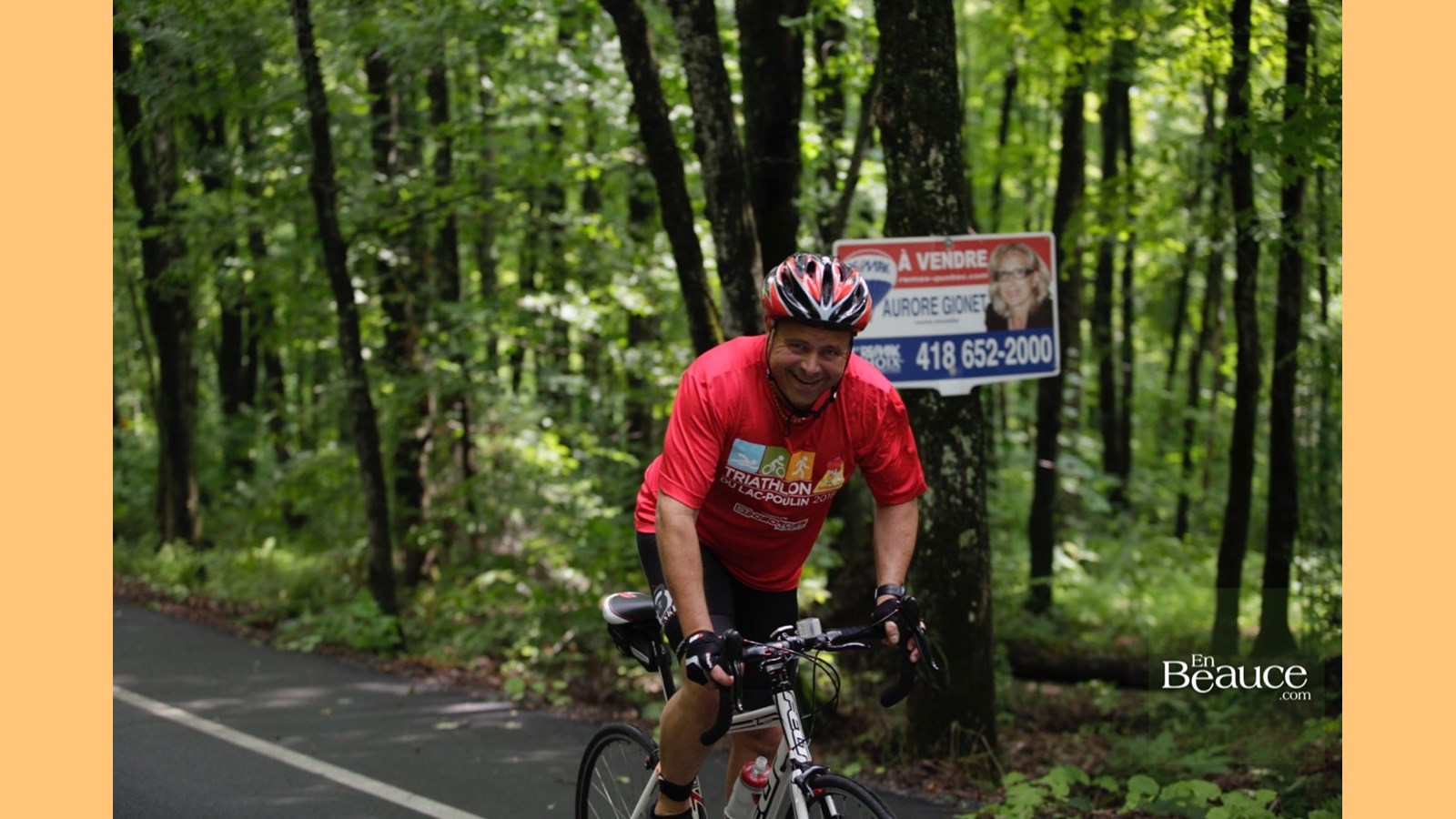 EN IMAGES : le triathlon du Lac-Poulin (partie vélo)
