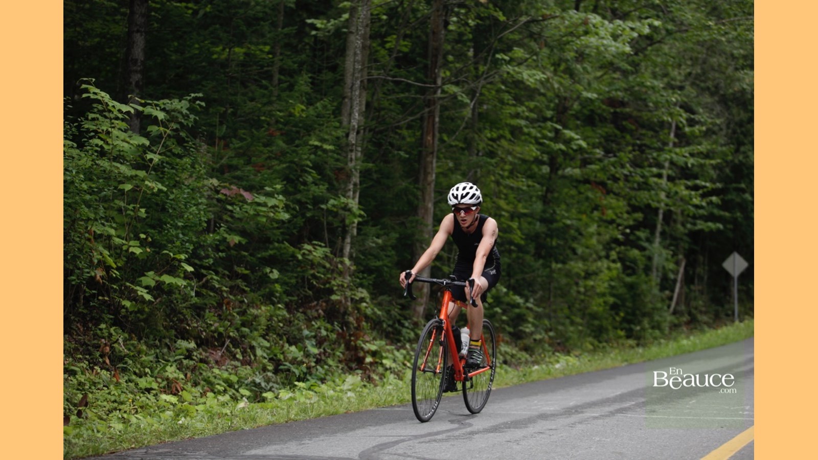 EN IMAGES : le triathlon du Lac-Poulin (partie vélo)