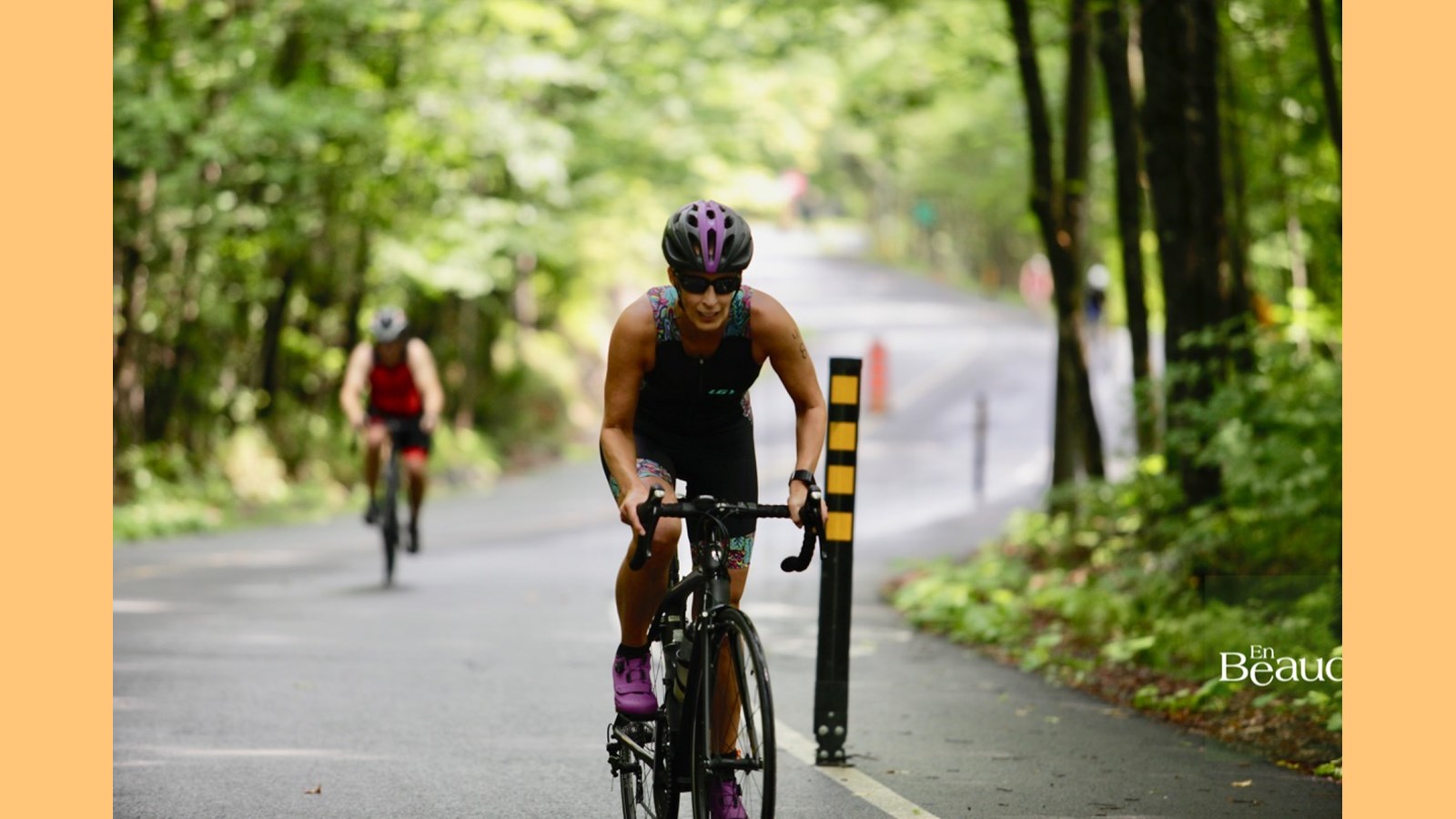 EN IMAGES : le triathlon du Lac-Poulin (partie vélo)