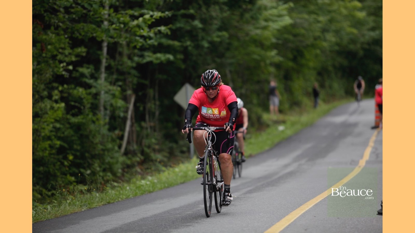 EN IMAGES : le triathlon du Lac-Poulin (partie vélo)