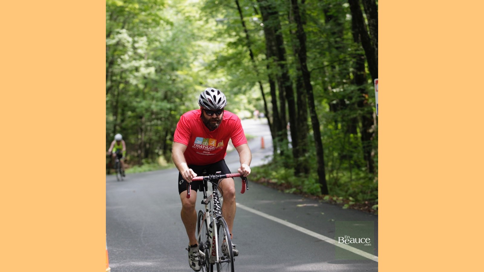 EN IMAGES : le triathlon du Lac-Poulin (partie vélo)