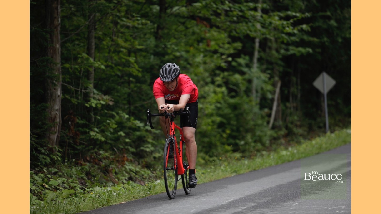EN IMAGES : le triathlon du Lac-Poulin (partie vélo)