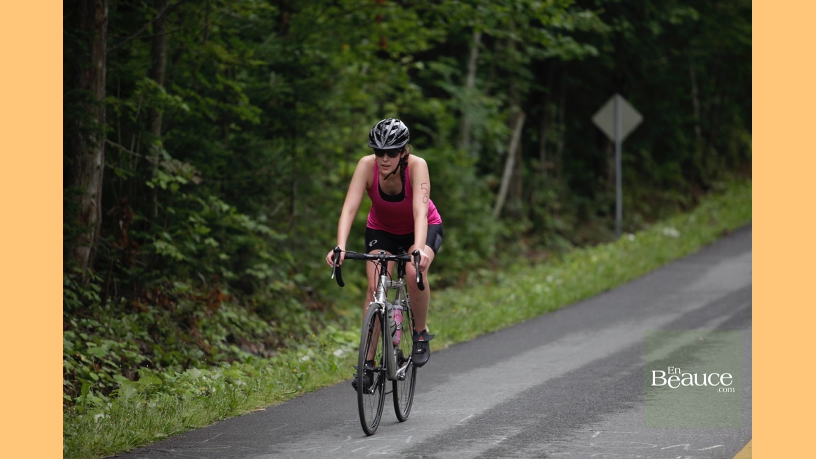 EN IMAGES : le triathlon du Lac-Poulin (partie vélo)