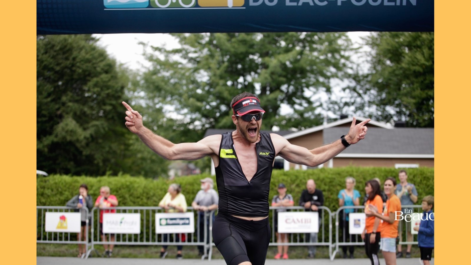 EN IMAGES : le triathlon du Lac-Poulin (partie course)