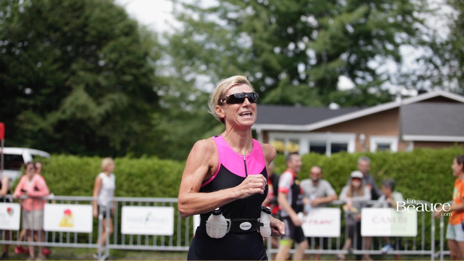 EN IMAGES : le triathlon du Lac-Poulin (partie course)