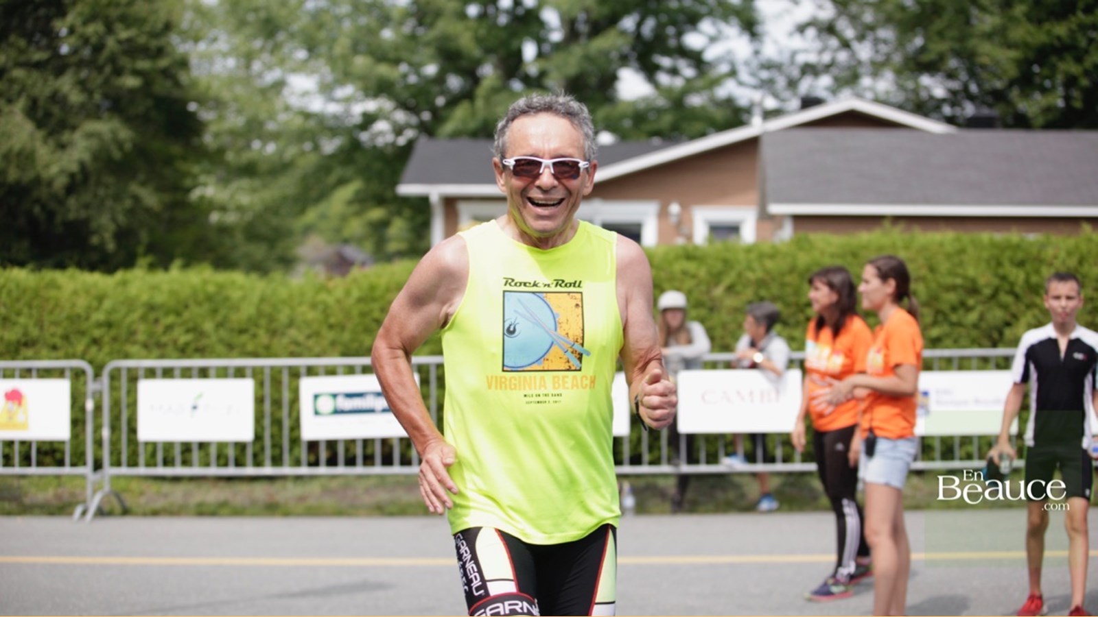 EN IMAGES : le triathlon du Lac-Poulin (partie course)