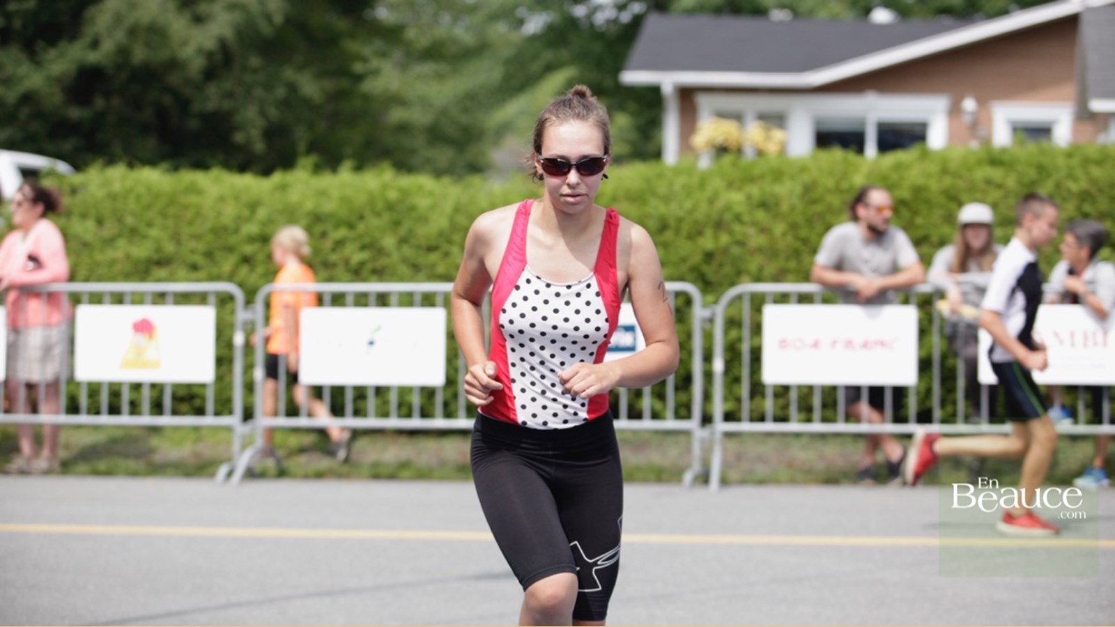 EN IMAGES : le triathlon du Lac-Poulin (partie course)