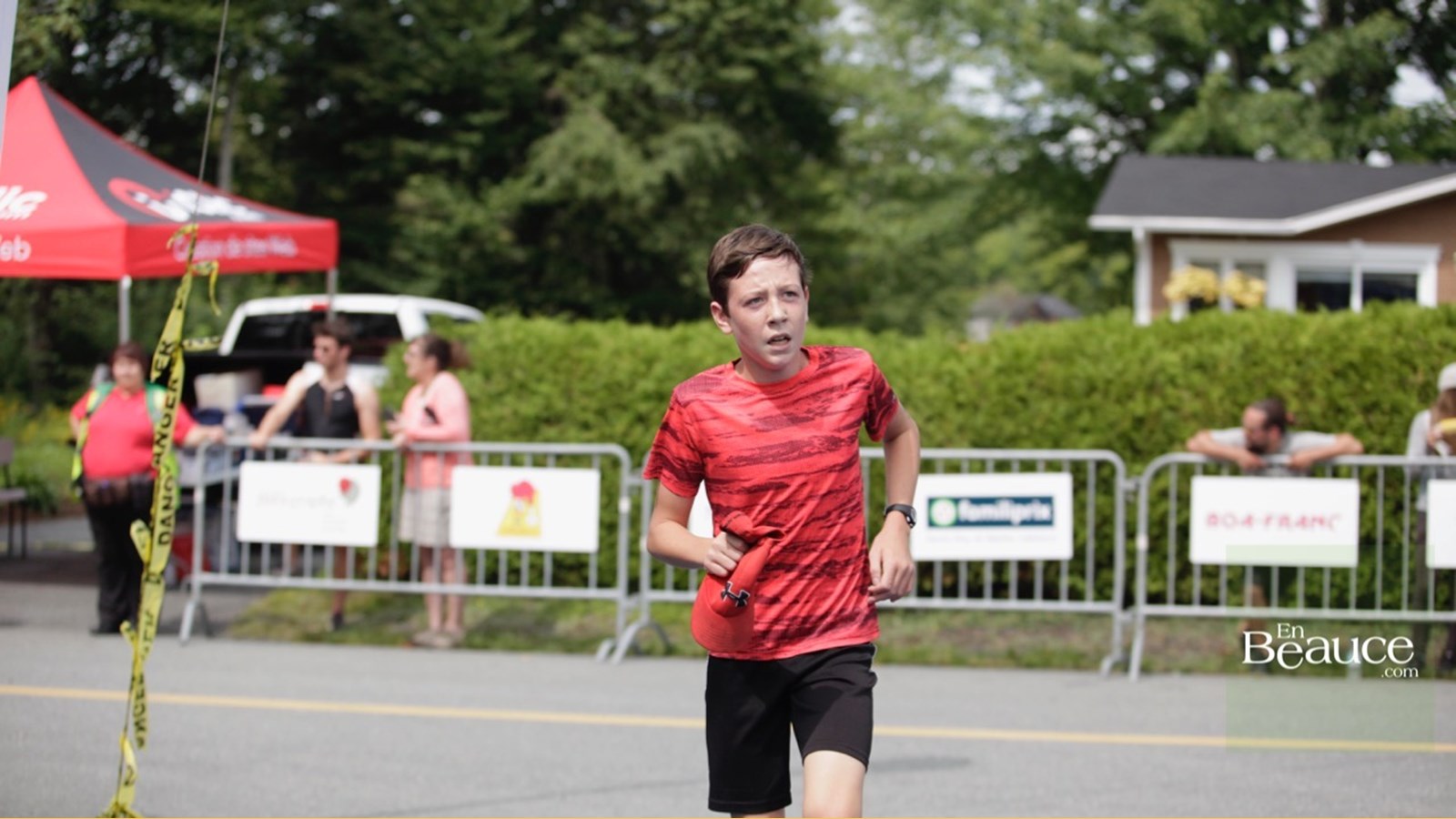 EN IMAGES : le triathlon du Lac-Poulin (partie course)