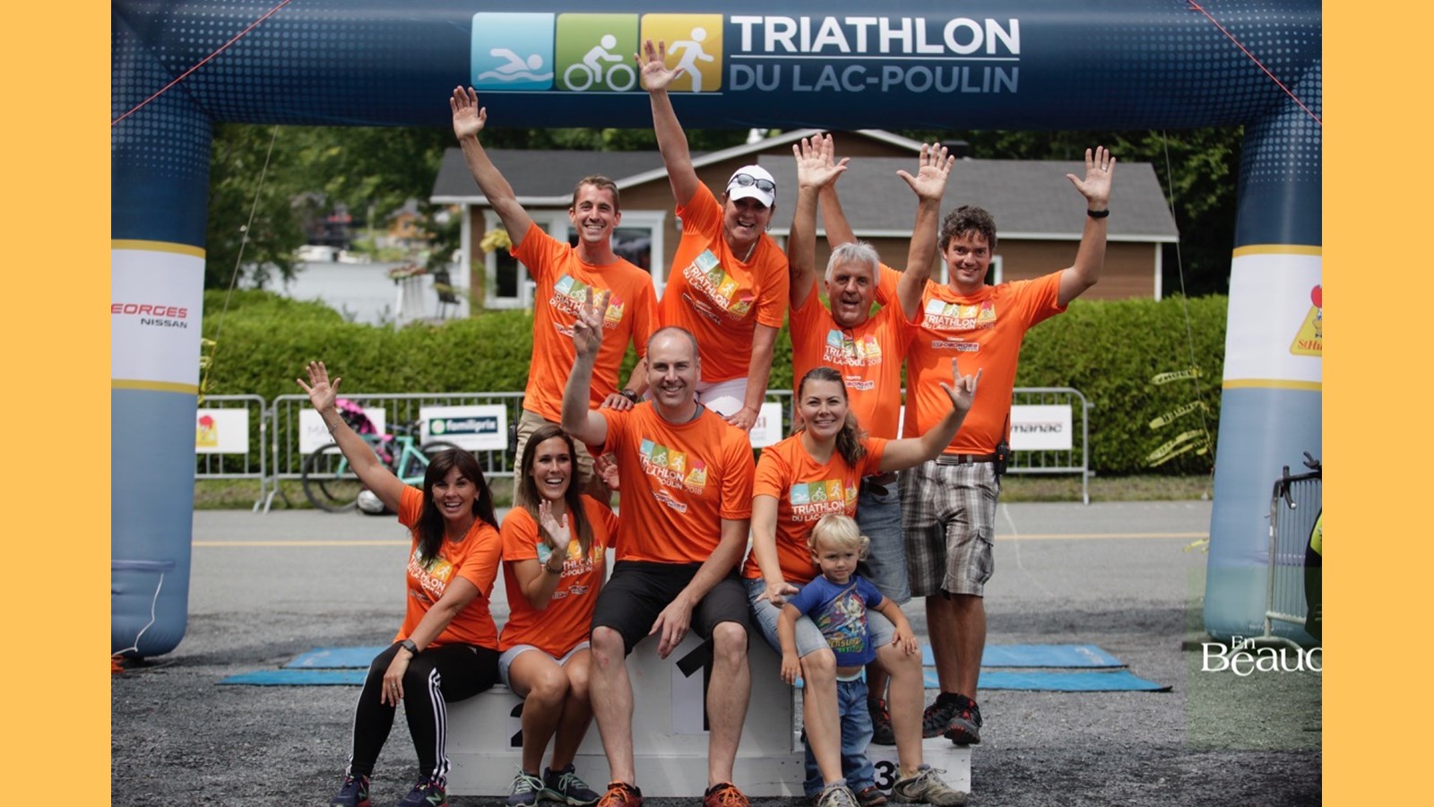 EN IMAGES : le triathlon du Lac-Poulin (partie course)