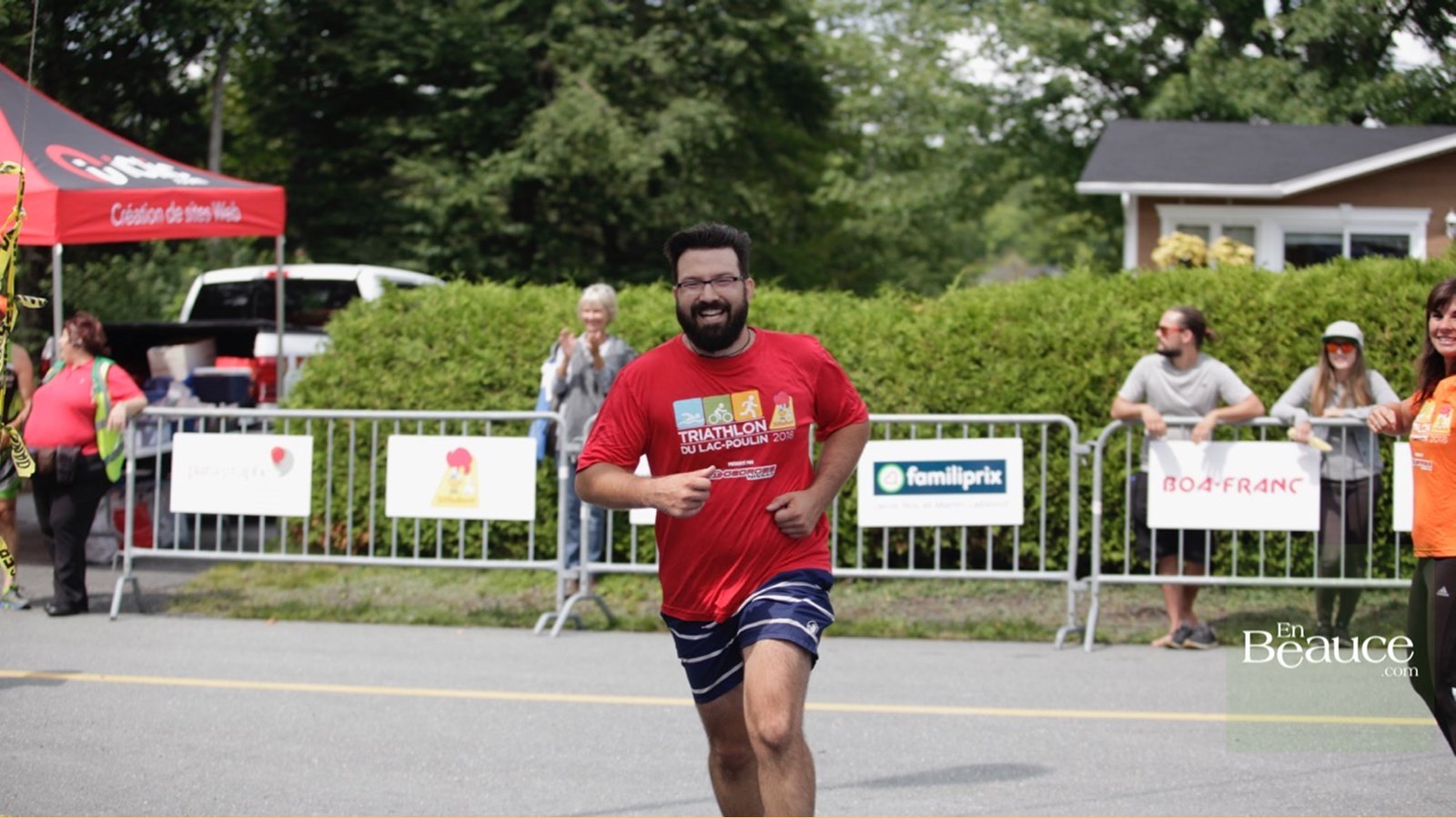 EN IMAGES : le triathlon du Lac-Poulin (partie course)
