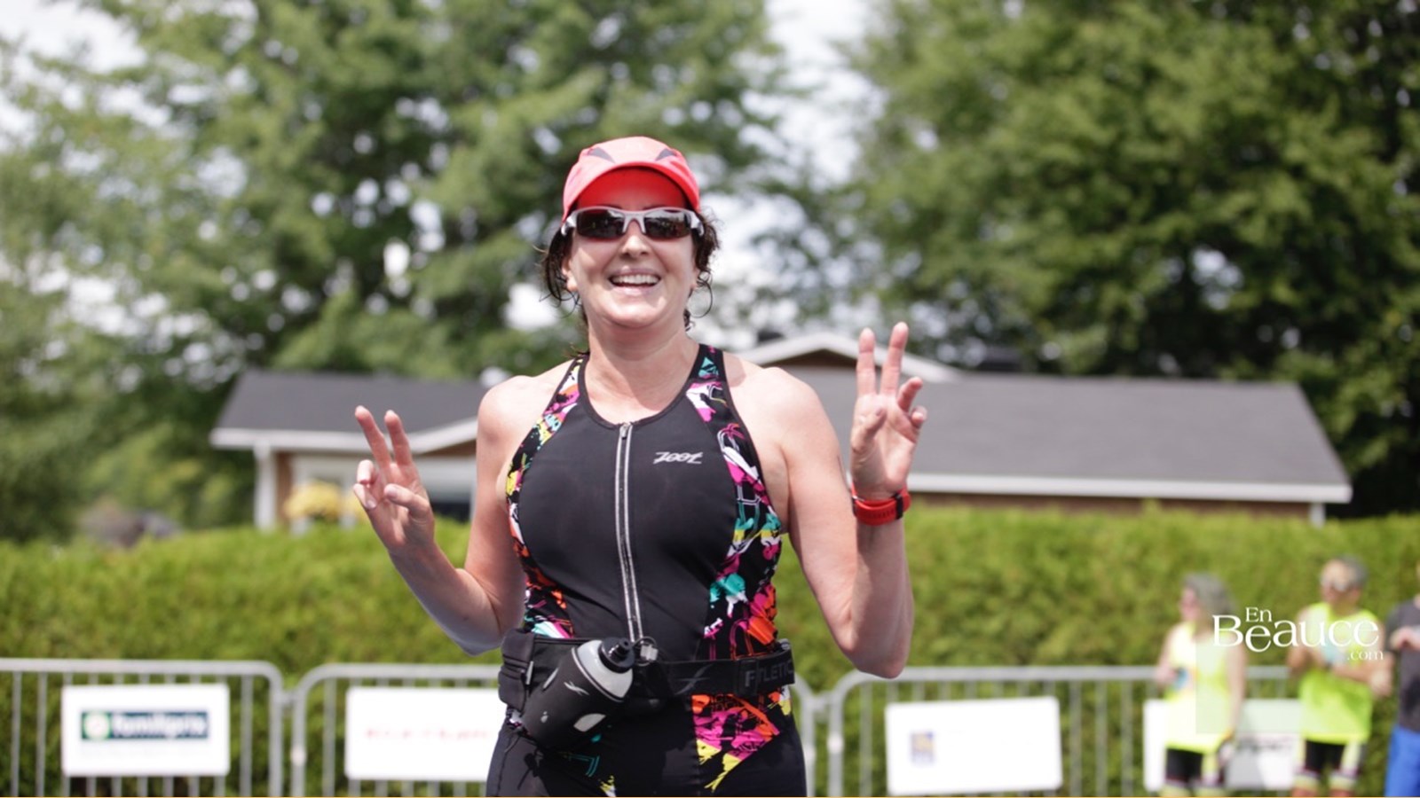 EN IMAGES : le triathlon du Lac-Poulin (partie course)