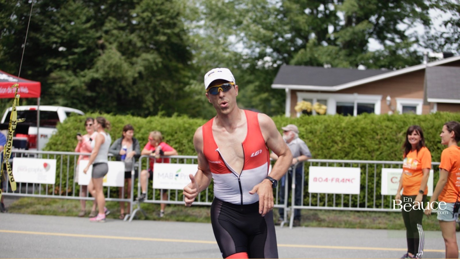 EN IMAGES : le triathlon du Lac-Poulin (partie course)