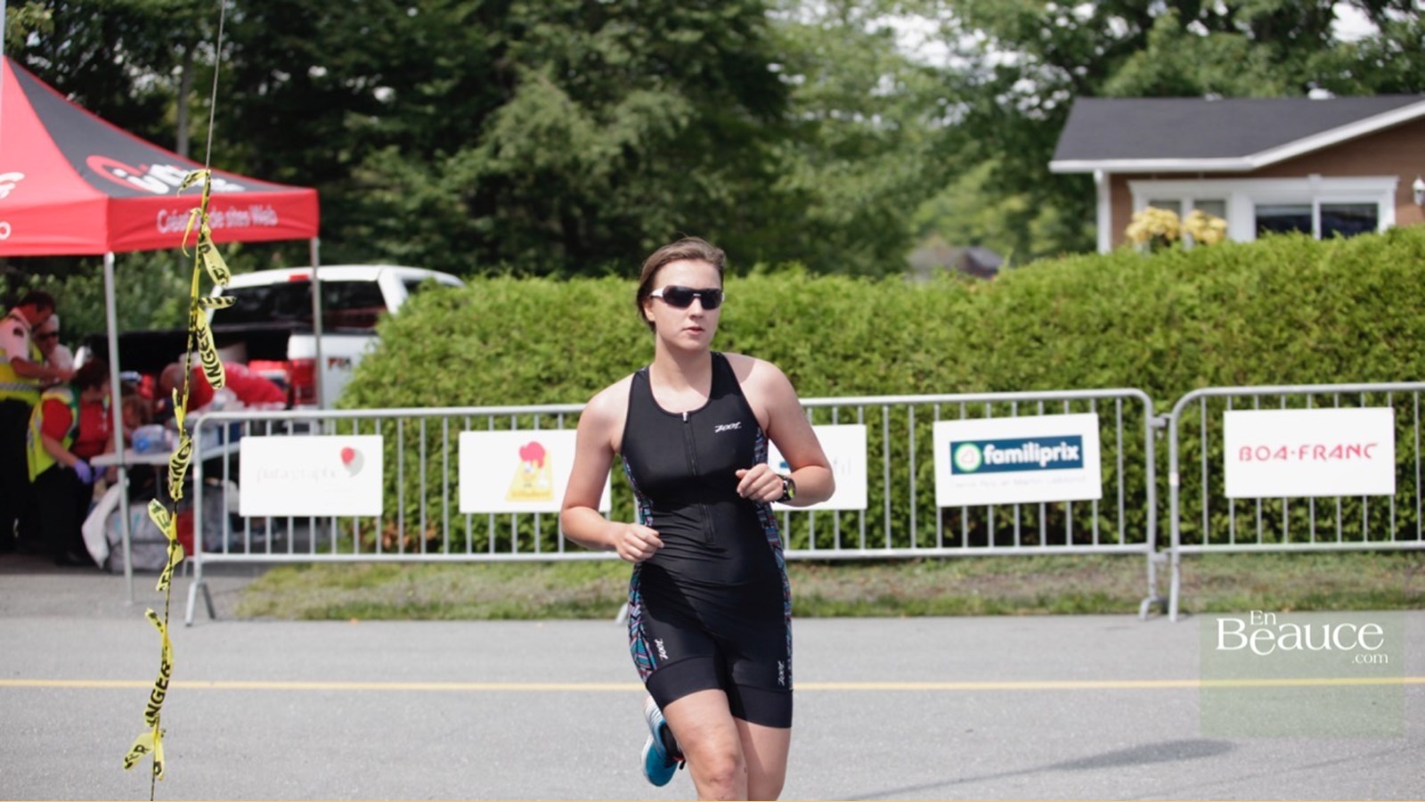 EN IMAGES : le triathlon du Lac-Poulin (partie course)