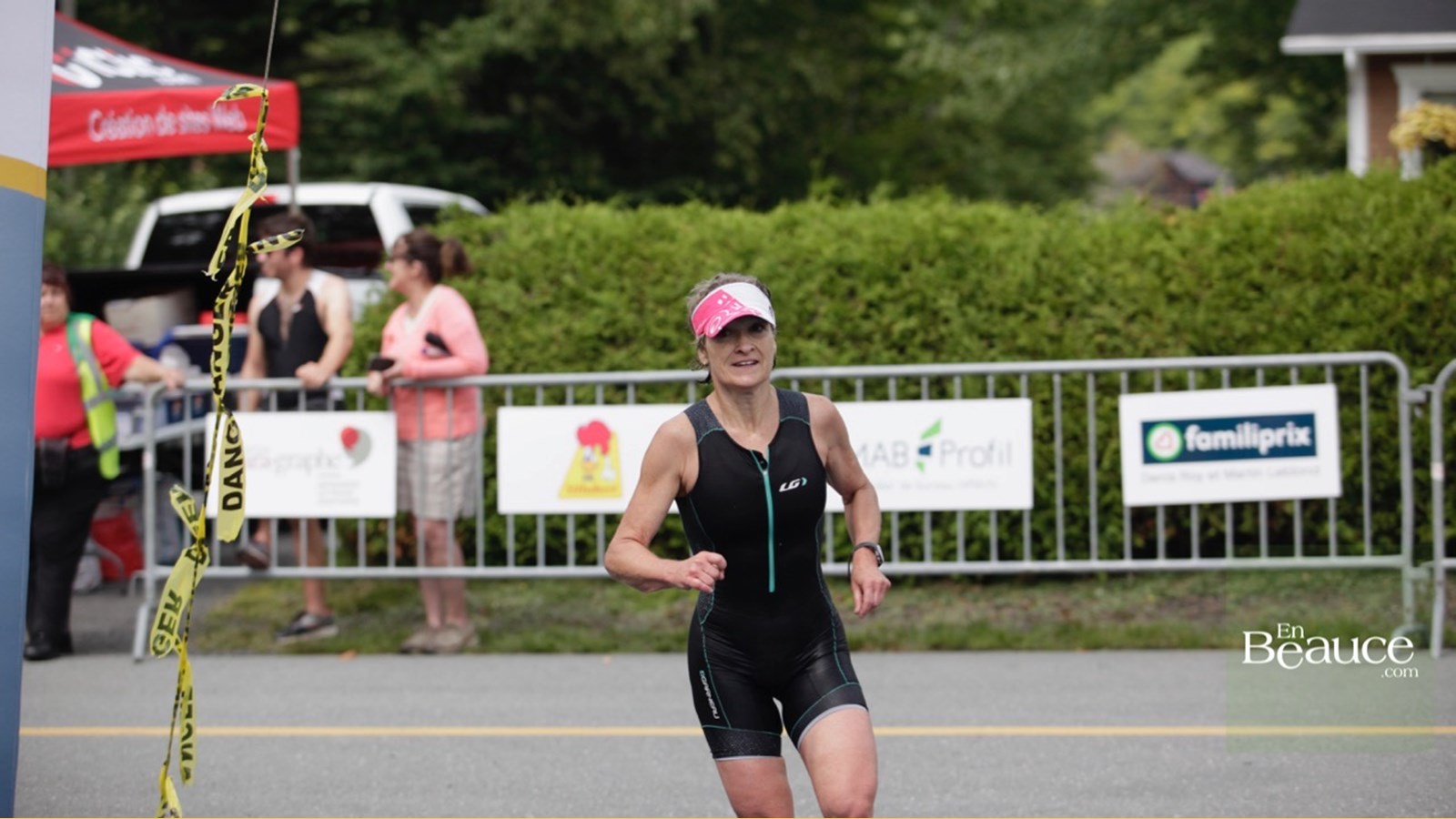 EN IMAGES : le triathlon du Lac-Poulin (partie course)