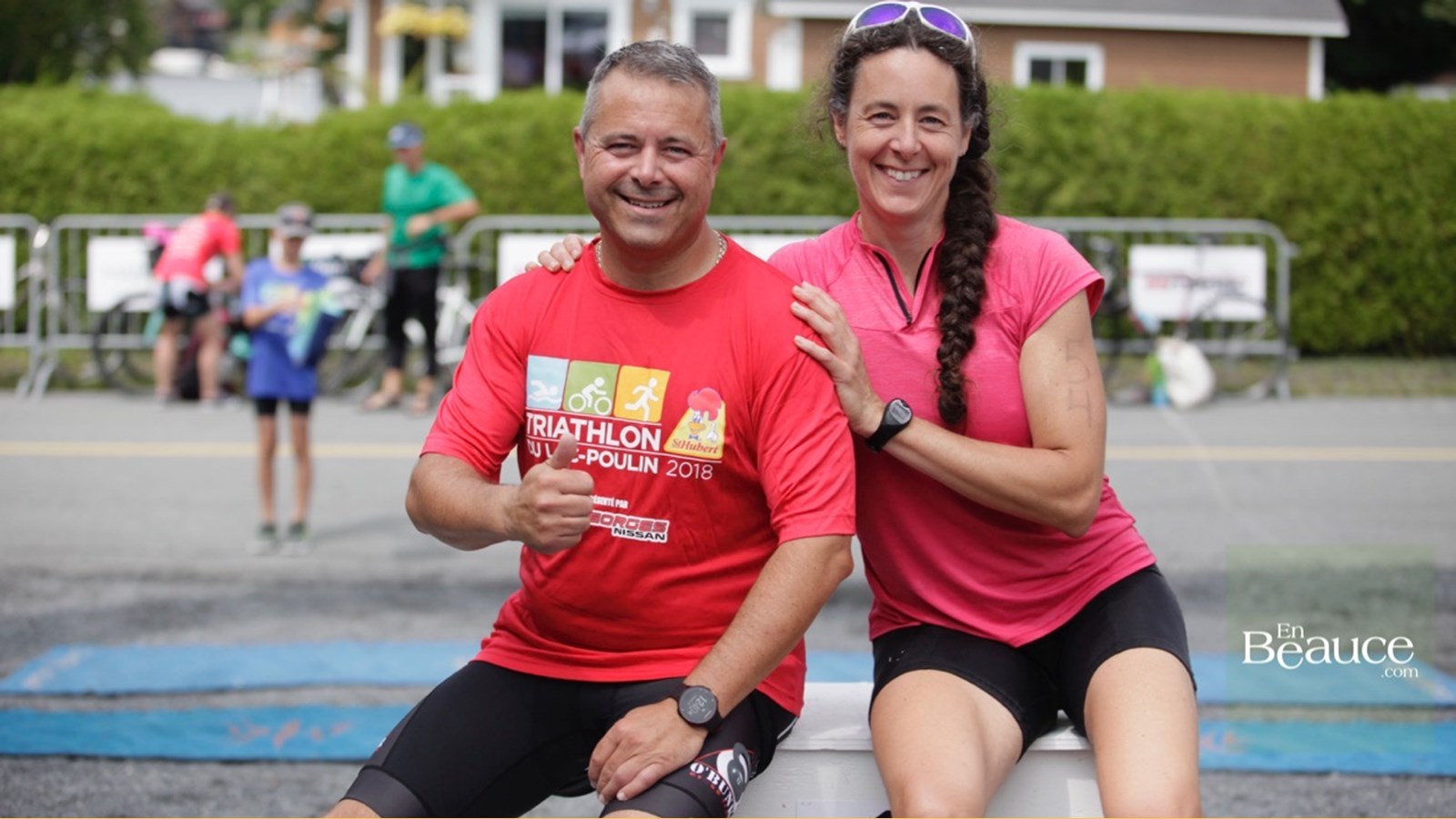 EN IMAGES : le triathlon du Lac-Poulin (partie course)