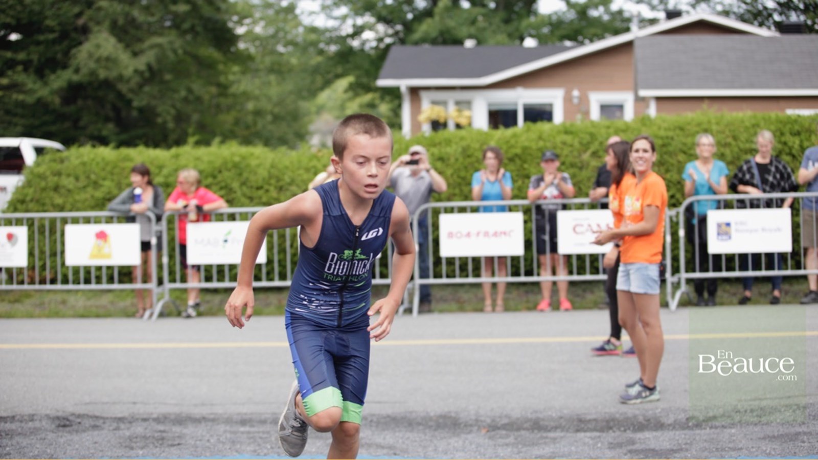 EN IMAGES : le triathlon du Lac-Poulin (partie course)
