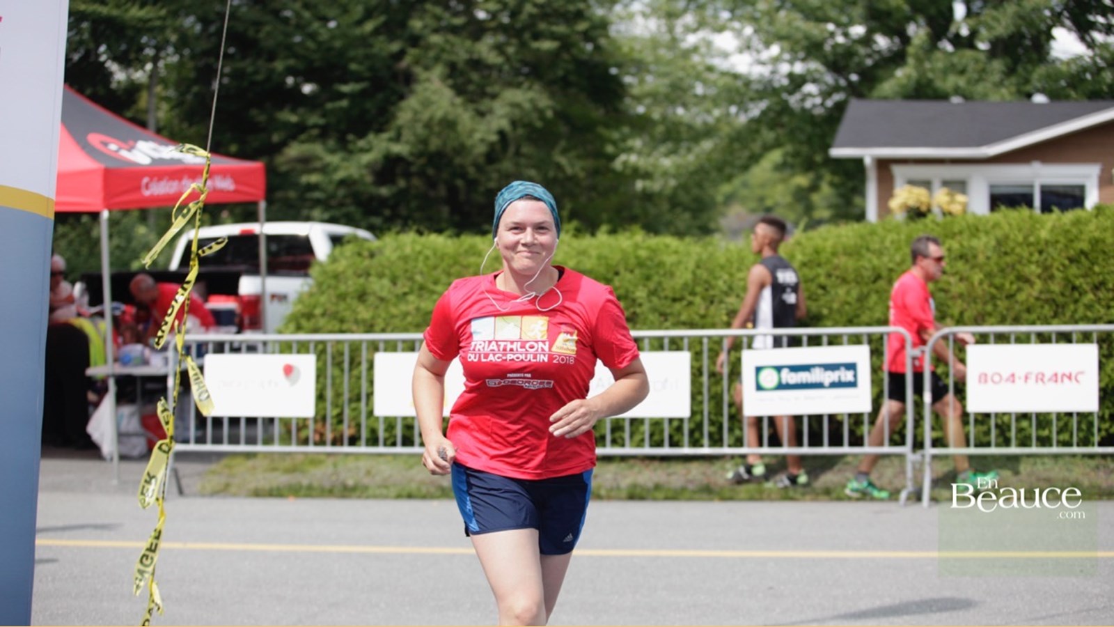 EN IMAGES : le triathlon du Lac-Poulin (partie course)