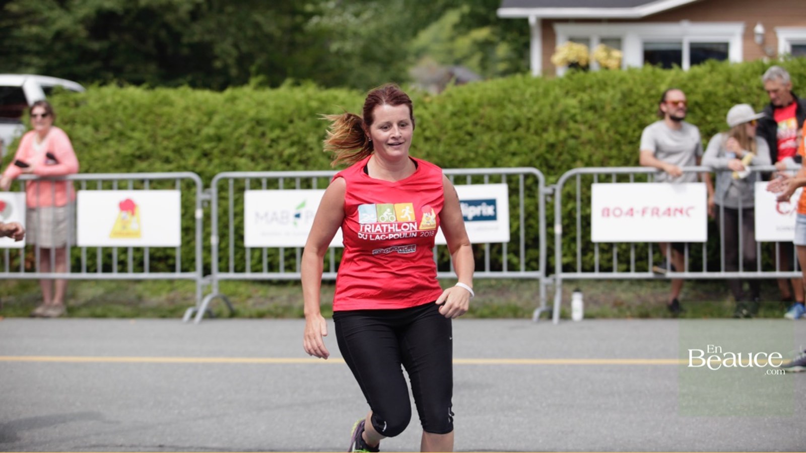 EN IMAGES : le triathlon du Lac-Poulin (partie course)
