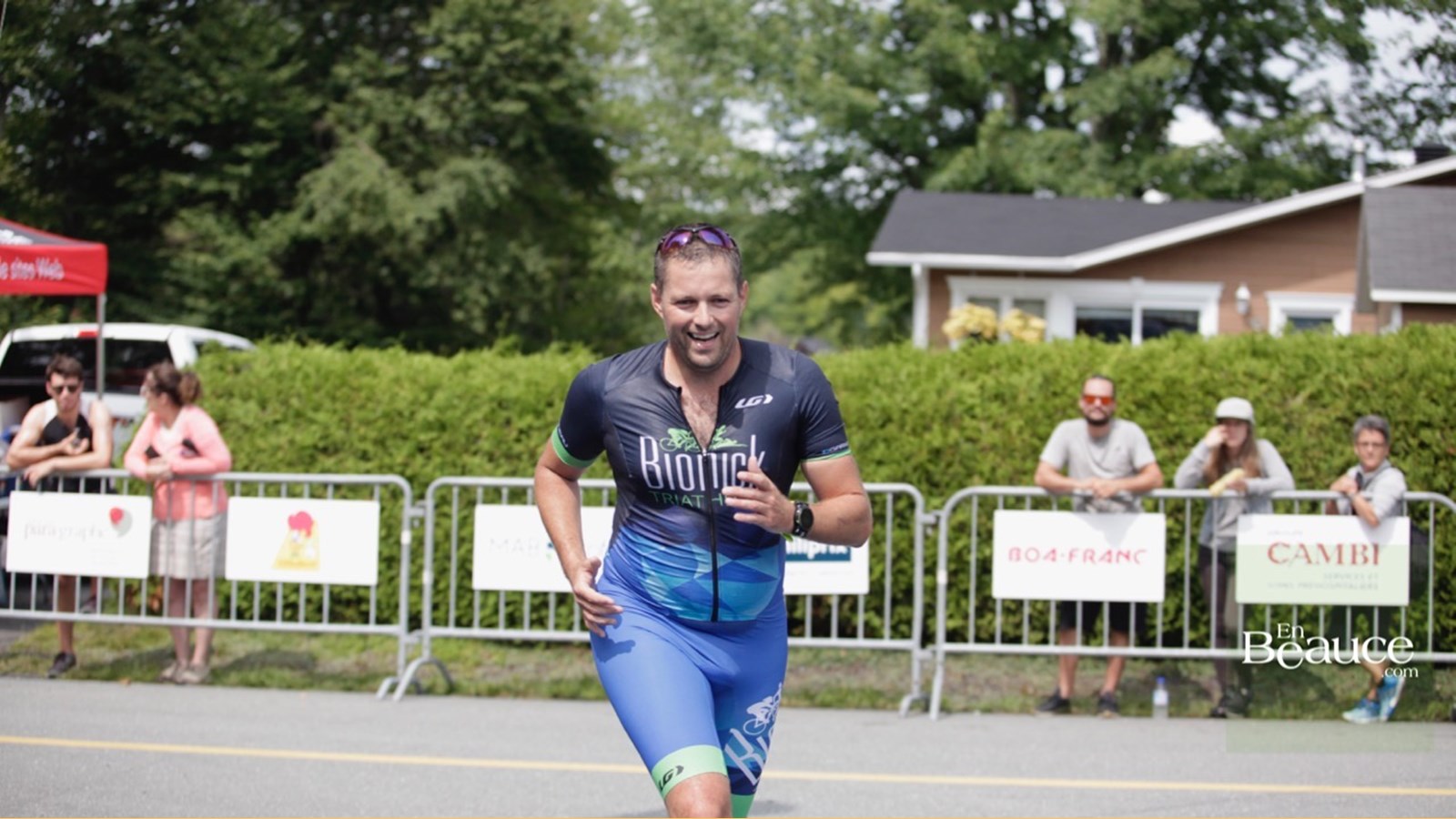 EN IMAGES : le triathlon du Lac-Poulin (partie course)