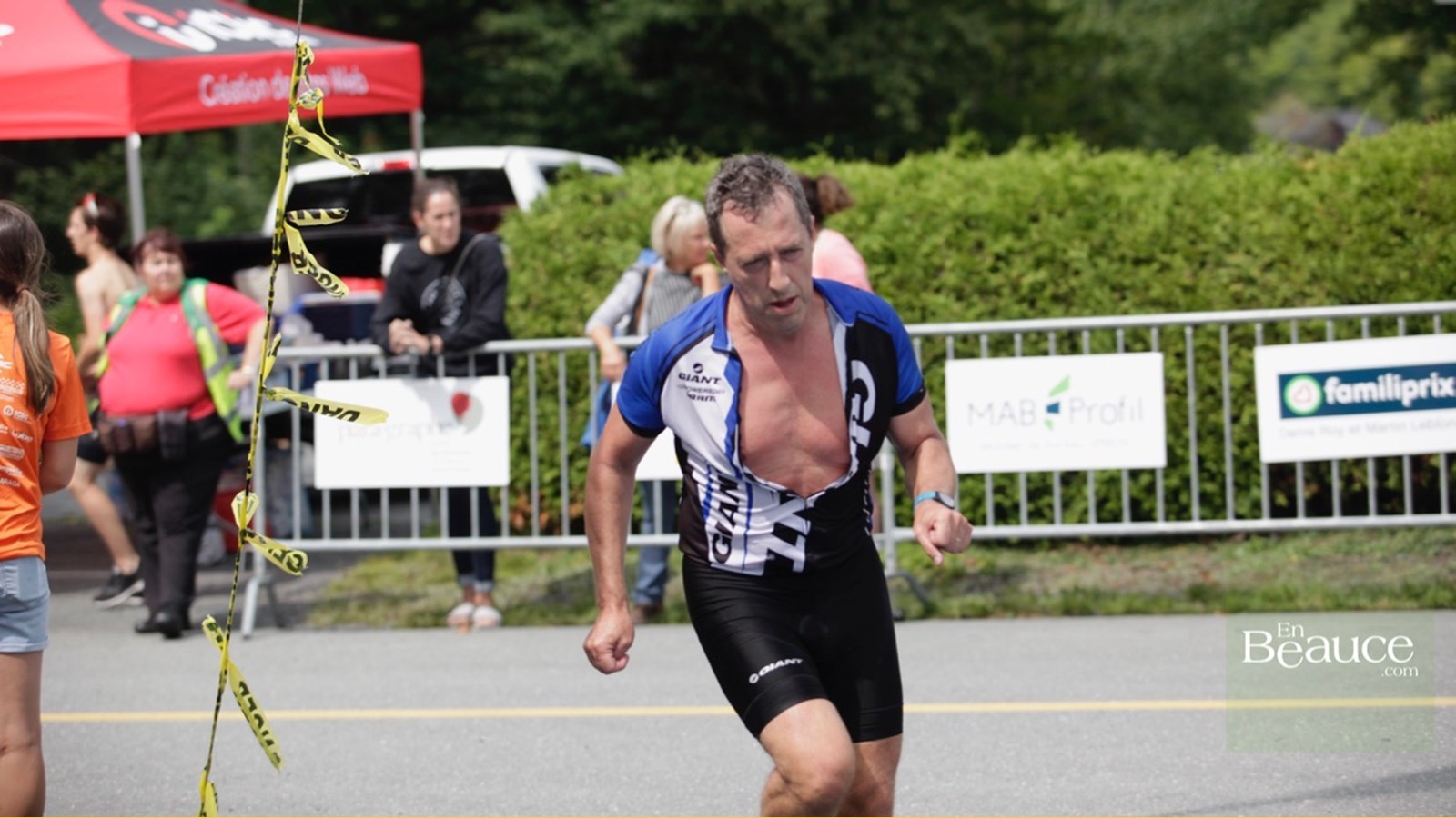 EN IMAGES : le triathlon du Lac-Poulin (partie course)