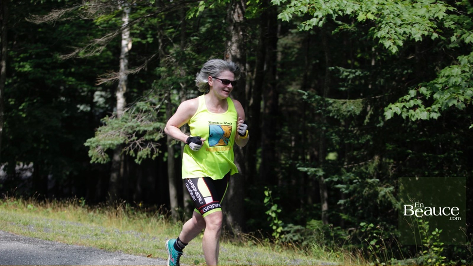 EN IMAGES : le triathlon du Lac-Poulin (partie course)