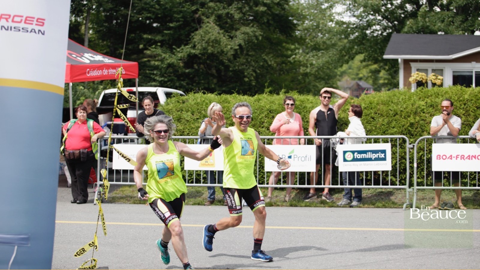 EN IMAGES : le triathlon du Lac-Poulin (partie course)