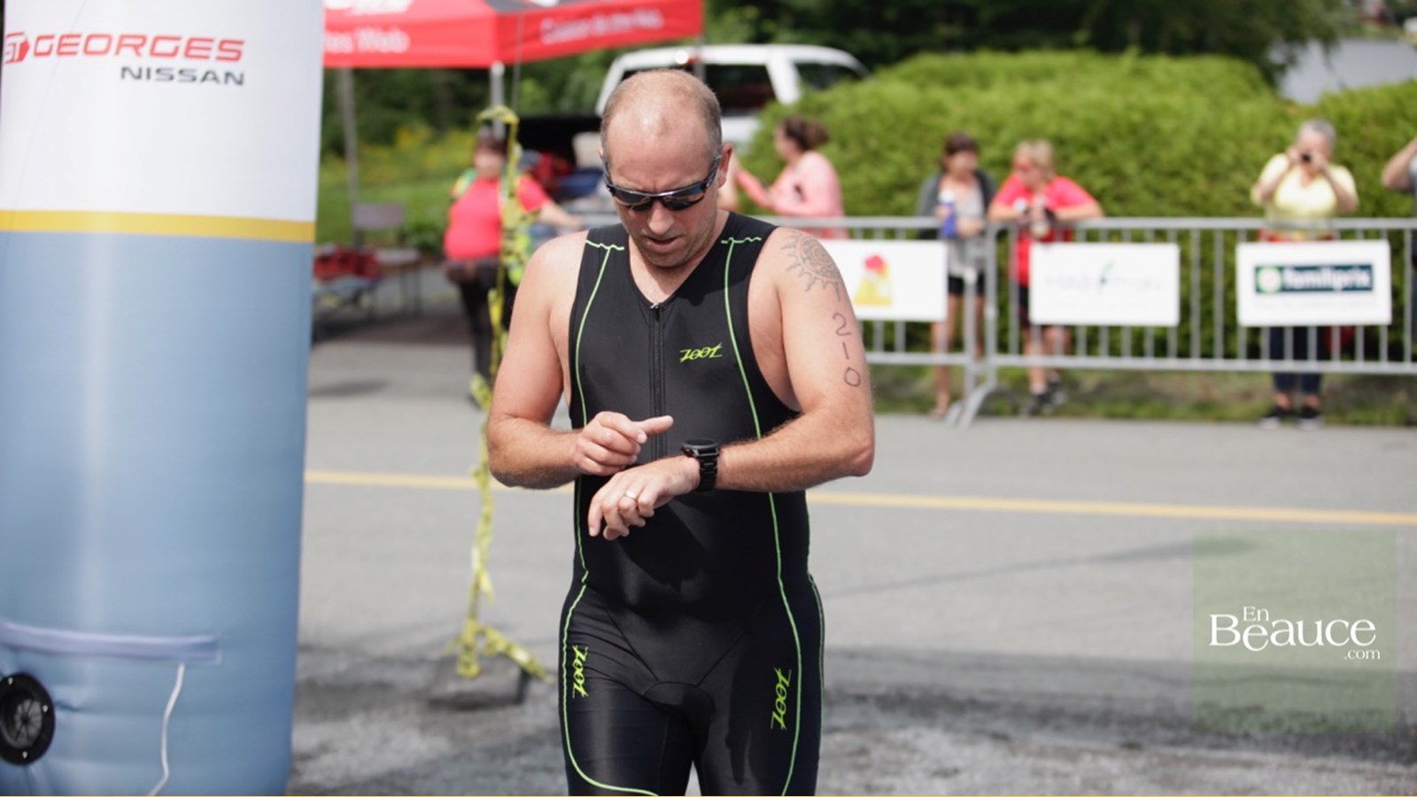 EN IMAGES : le triathlon du Lac-Poulin (partie course)