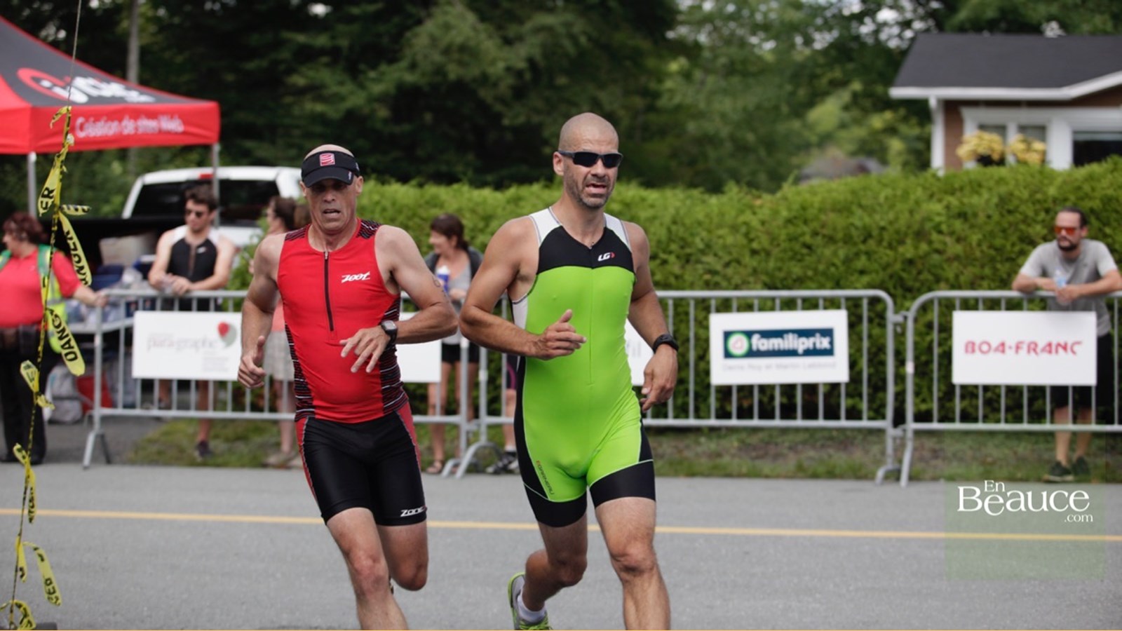 EN IMAGES : le triathlon du Lac-Poulin (partie course)