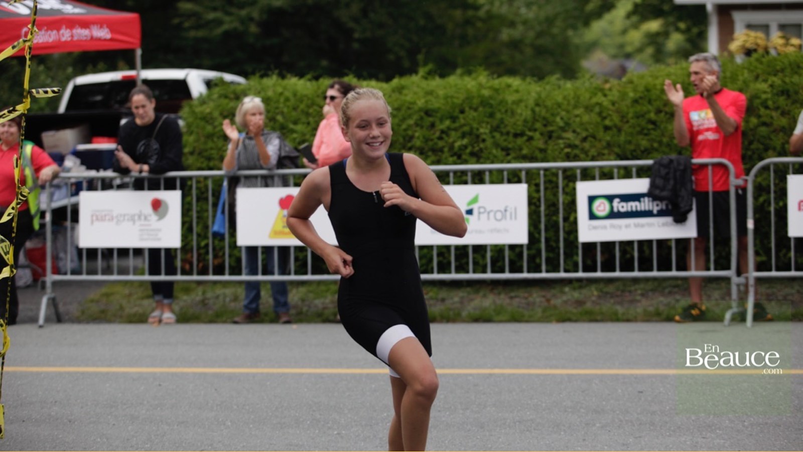 EN IMAGES : le triathlon du Lac-Poulin (partie course)