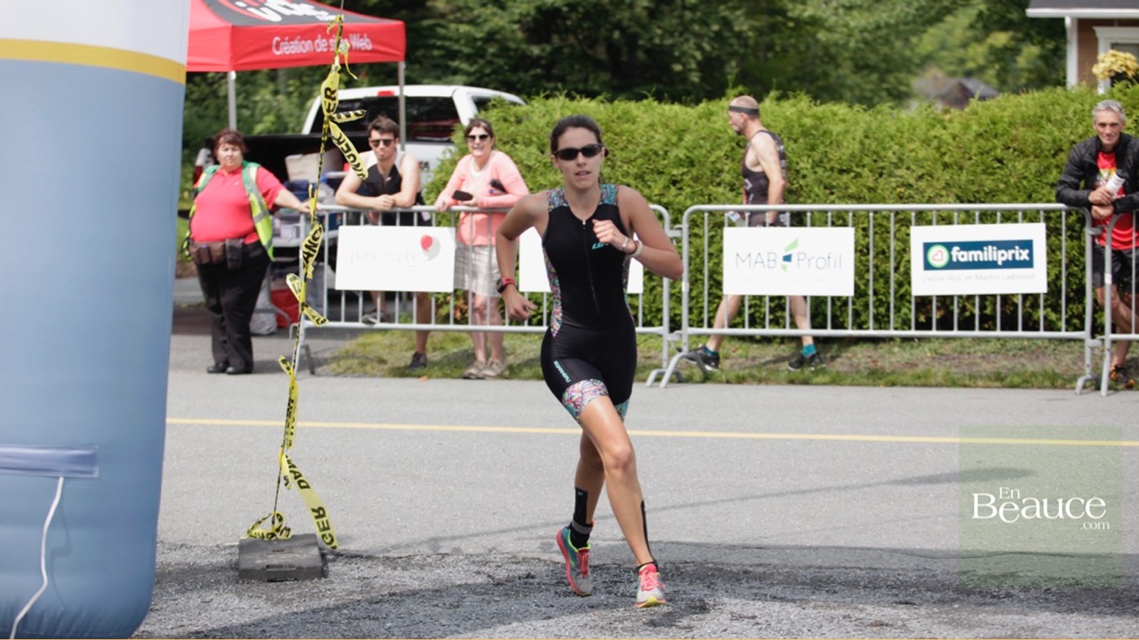 EN IMAGES : le triathlon du Lac-Poulin (partie course)