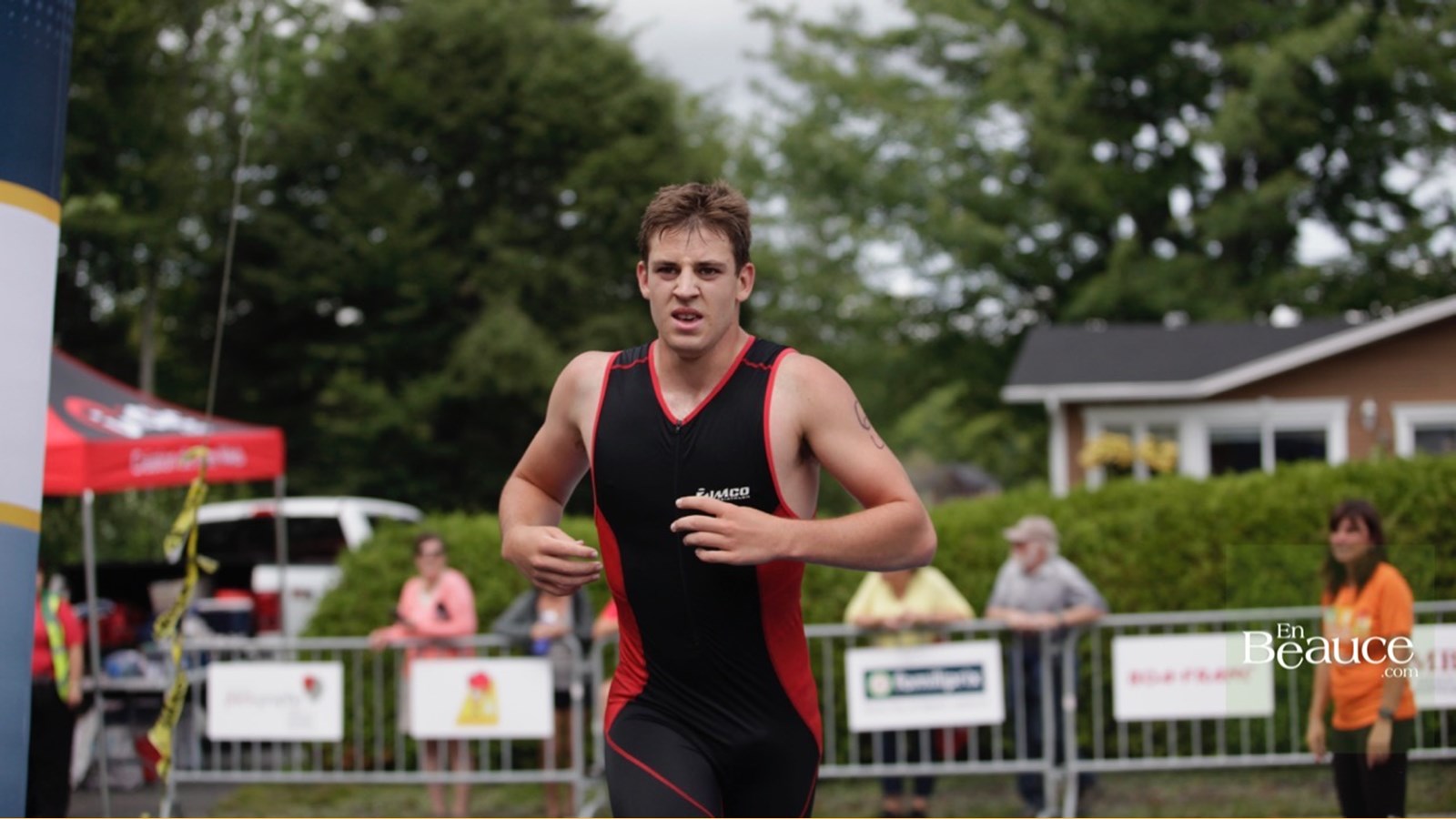EN IMAGES : le triathlon du Lac-Poulin (partie course)