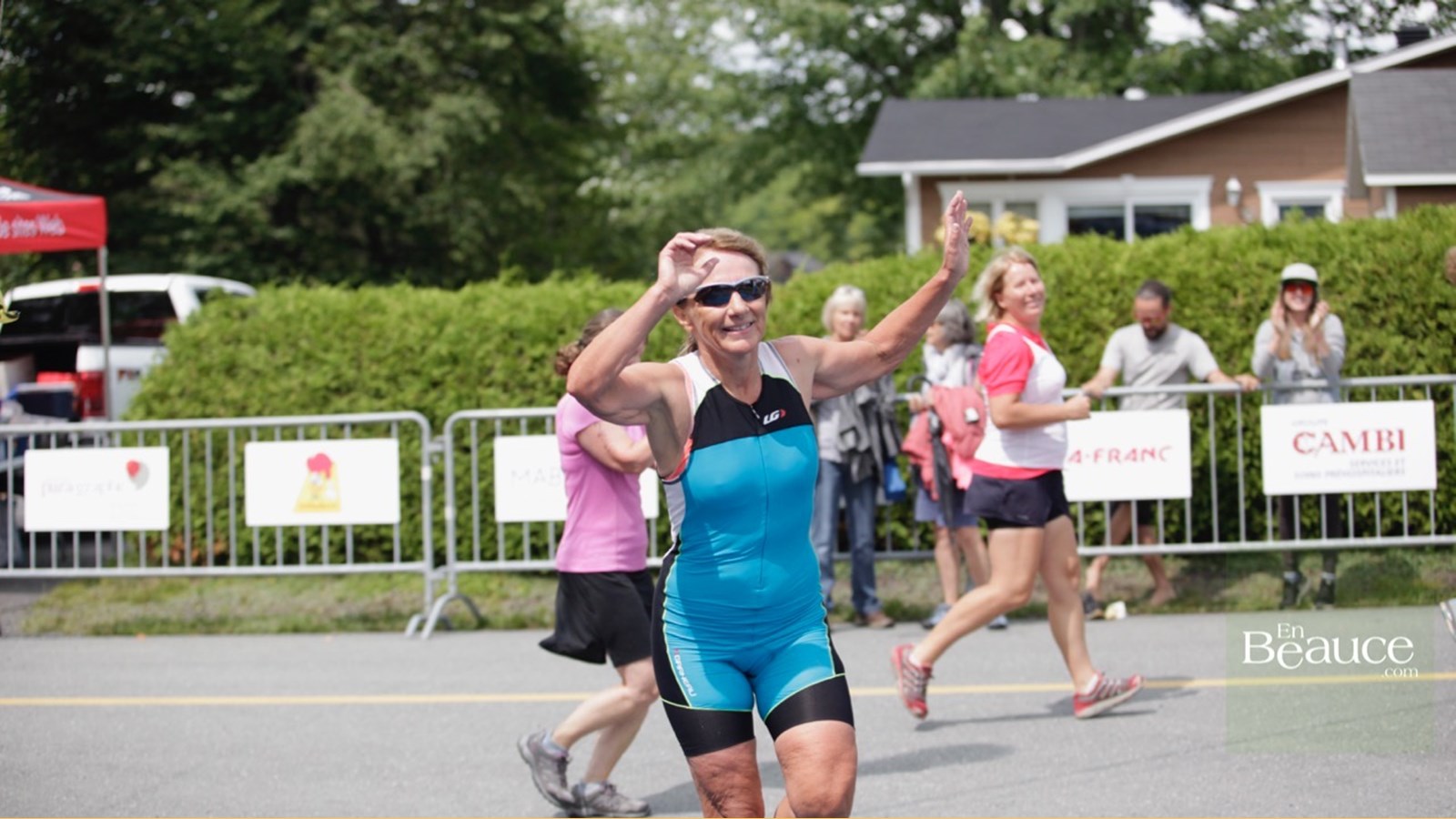 EN IMAGES : le triathlon du Lac-Poulin (partie course)