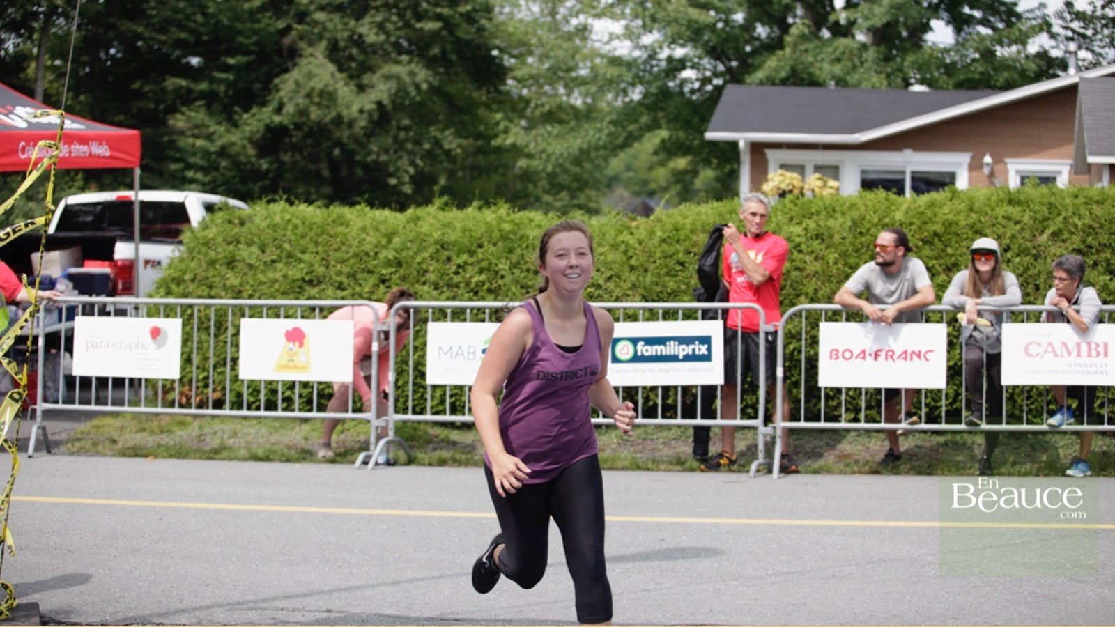 EN IMAGES : le triathlon du Lac-Poulin (partie course)
