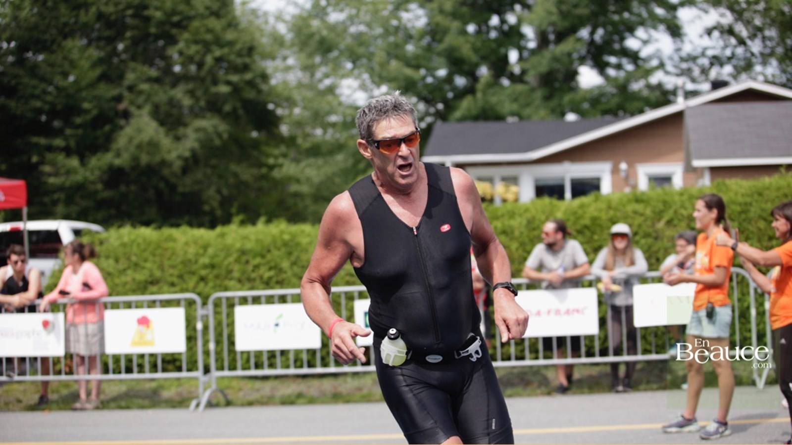 EN IMAGES : le triathlon du Lac-Poulin (partie course)