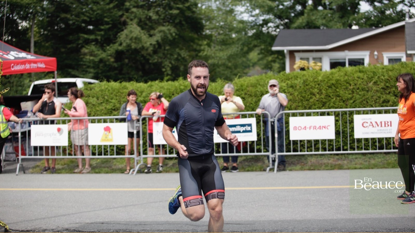 EN IMAGES : le triathlon du Lac-Poulin (partie course)