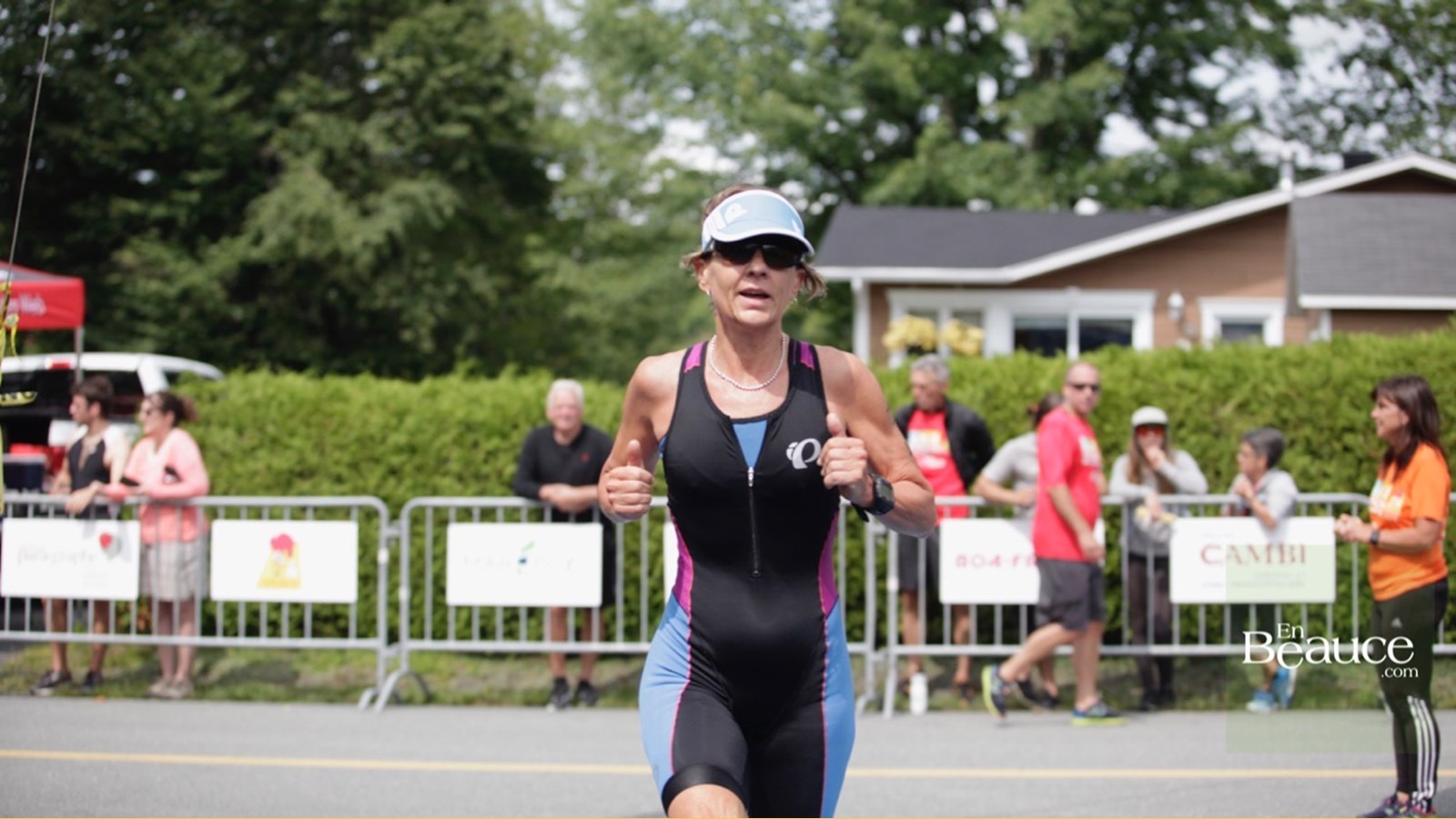 EN IMAGES : le triathlon du Lac-Poulin (partie course)
