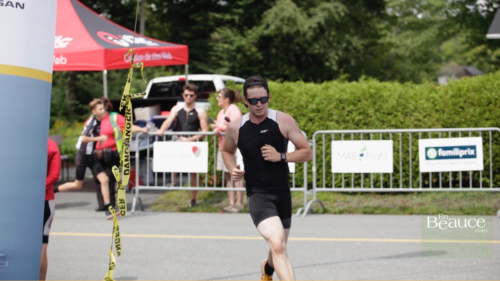 EN IMAGES : le triathlon du Lac-Poulin (partie course)