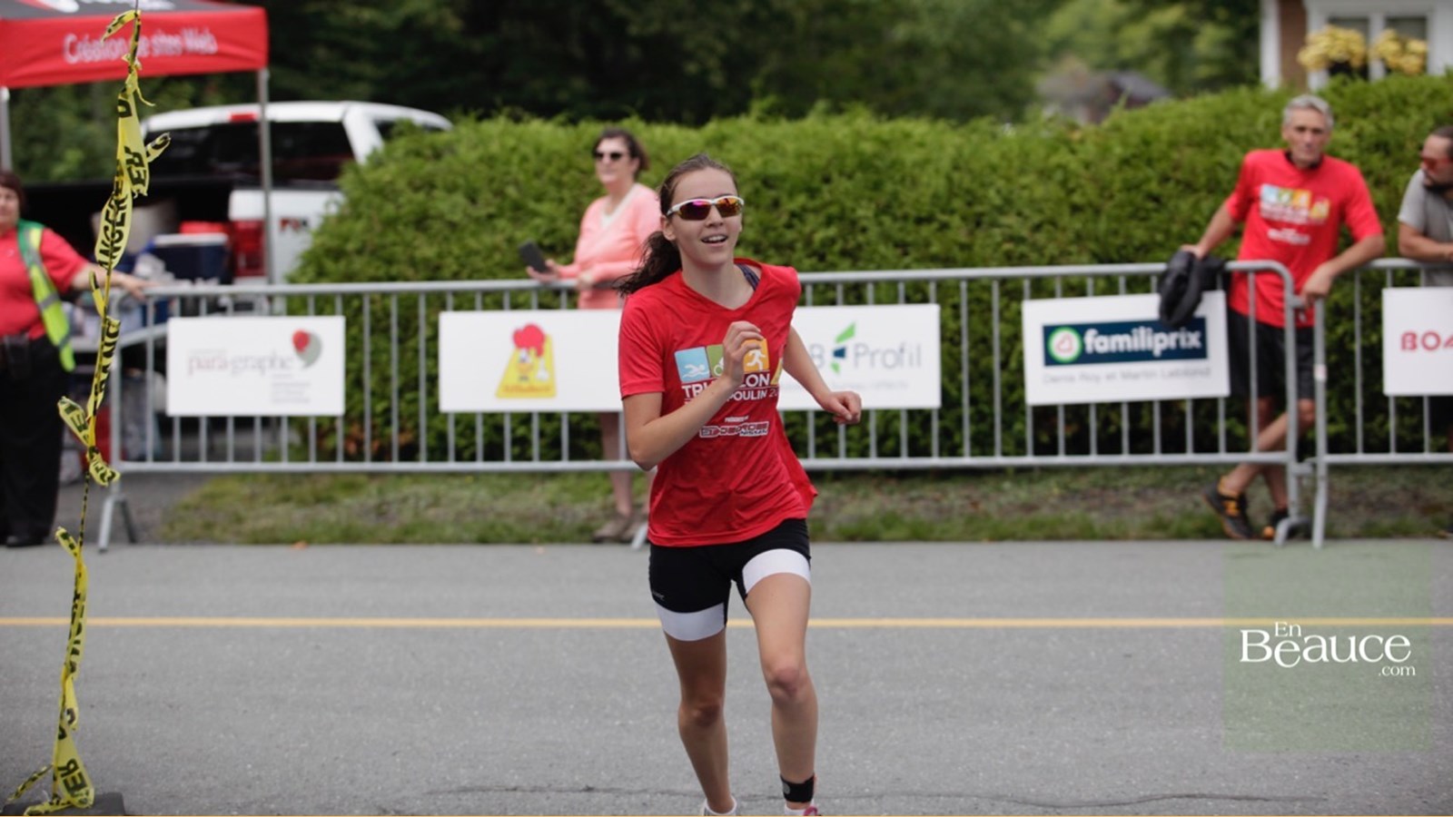 EN IMAGES : le triathlon du Lac-Poulin (partie course)