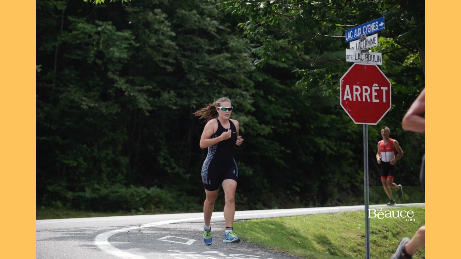 EN IMAGES : le triathlon du Lac-Poulin (partie course)