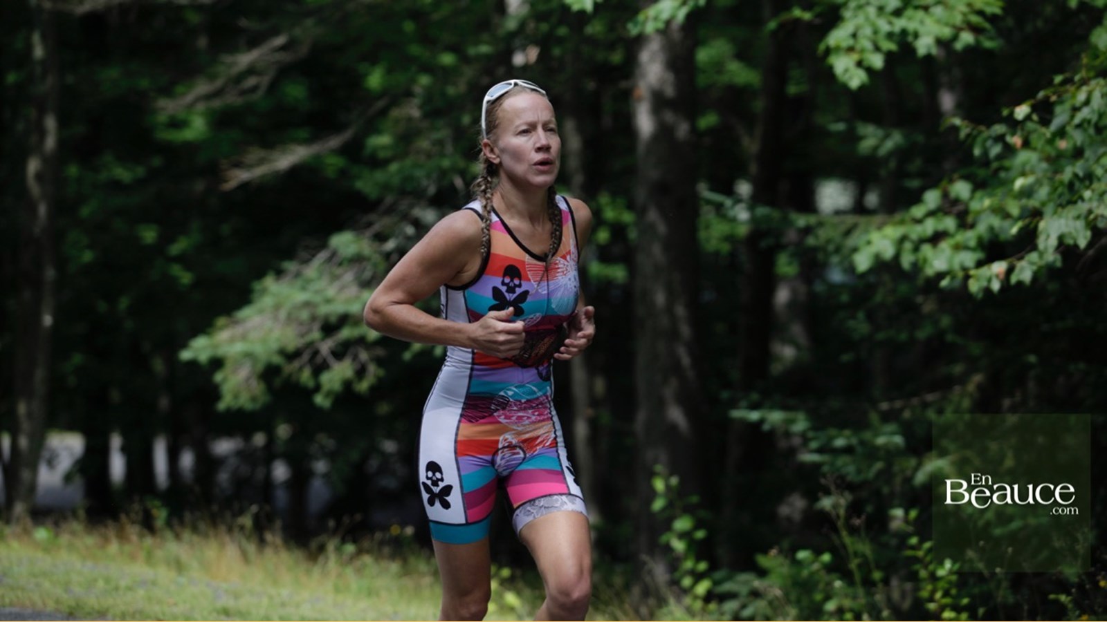 EN IMAGES : le triathlon du Lac-Poulin (partie course)