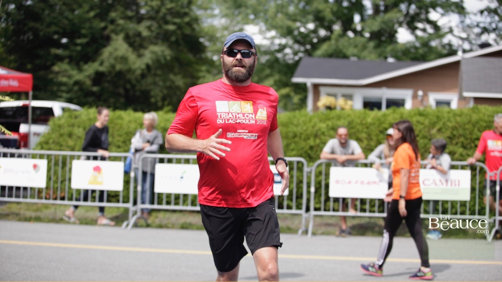 EN IMAGES : le triathlon du Lac-Poulin (partie course)