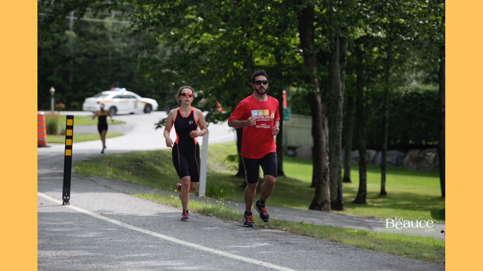 EN IMAGES : le triathlon du Lac-Poulin (partie course)
