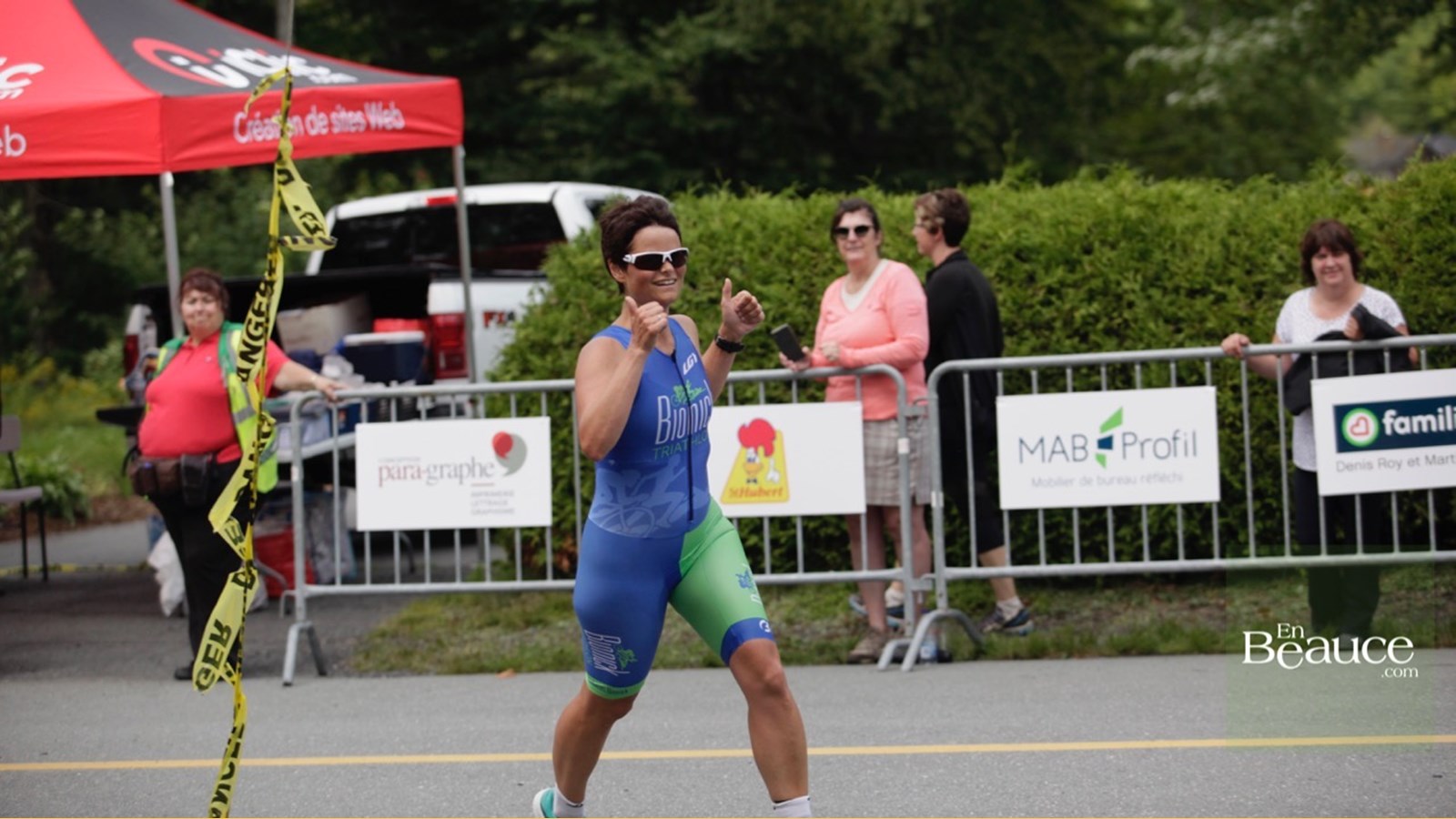 EN IMAGES : le triathlon du Lac-Poulin (partie course)